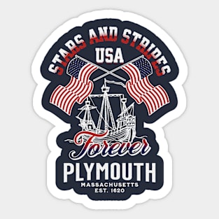 Plymouth on the Fourth Sticker